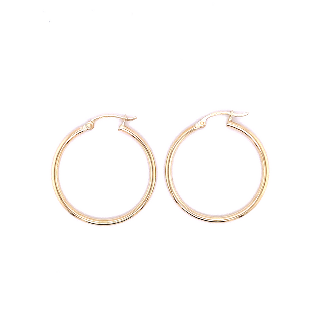 20pcs Adabele Hypoallergenic Tarnish Resistant 14mm (0.55 Inch) Gold Round  Hoop Huggie Earring Hooks with Eye Peg Bail for Earrings Making BF265