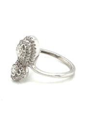 Two Hearts Diamond Ring - 49034