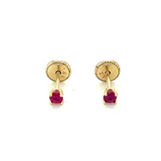 Baby Birthstone Earings - 74291