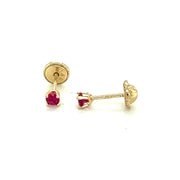 Baby Birthstone Earings - 74291