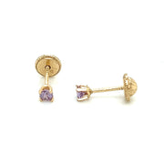 Baby Birthstone Earings - 74291