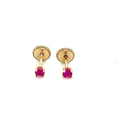 Baby Birthstone Earings - 74291