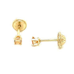 Baby Birthstone Earings - 74291