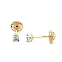 Baby Birthstone Earings - 74291