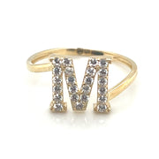 Fancy Letter Ring