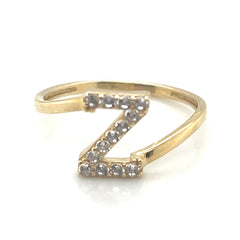 Fancy Letter Ring