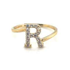 Fancy Letter Ring