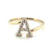 Fancy Letter Ring