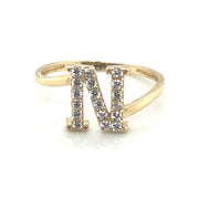 Fancy Letter Ring