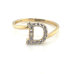 Fancy Letter Ring