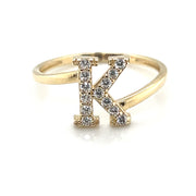 Fancy Letter Ring