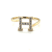 Fancy Letter Ring