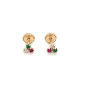 Multicolor Earrings - 76122