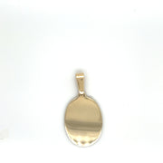 Oval Engravable Pendant - 70042