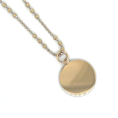 Round Engravable Pendant - 68746