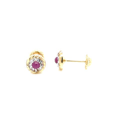 Flower Earring - 77647