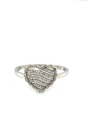 Diamond Heart Ring - 36062