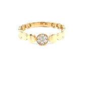 Circle Diamond Rings - 75655