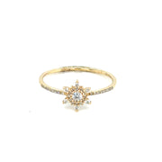 Snowflake Diamond Ring - 75659