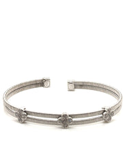 Fancy Flower Bangle - 77939