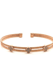 Fancy Flower Bangle - 77939