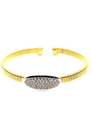 Fancy Oval Bangle - 77944