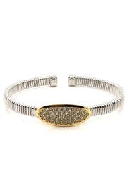 Fancy Oval Bangle - 77944