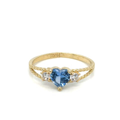 Blue Heart Ring- 78528