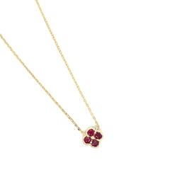 Ruby Flower Necklace- 81469