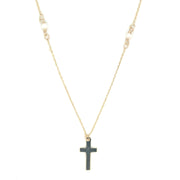 Fancy Cross Necklace - 81481