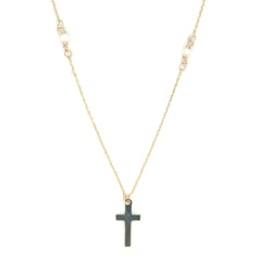Fancy Cross Necklace - 81481