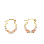 Love Hoop 3tonje Earrings- 81769