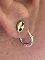 Love Hoop 3tonje Earrings- 81769