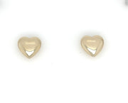 Heart Puff Earring - 81410