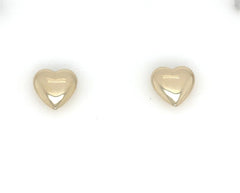 Heart Puff Earring - 81410