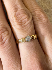 Circle Diamond Rings - 75655