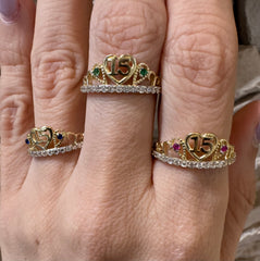 Quinceañera Crown Ring - 78527