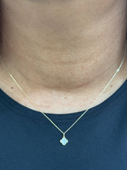 Mother of Pearl Flower Necklace - 81472