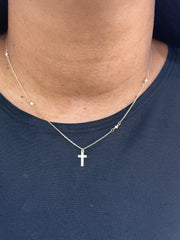 Fancy Cross Necklace - 81481