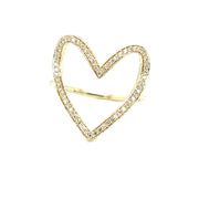 Heart Diamond Ring 73326