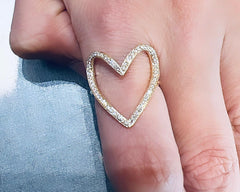 Heart Diamond Ring 73326