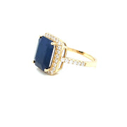 Diamond & Sapphire Ring 73704