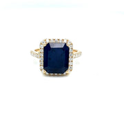 Diamond & Sapphire Ring 73704