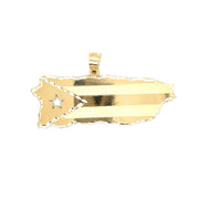 Customize your Puerto Rico Island Pendant 14kt