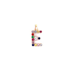 Colorful Initial Pendant - 69633