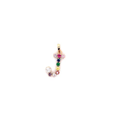 Colorful Initial Pendant - 69633