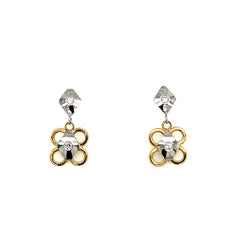 Dangling Flower Earrings - 5601-03