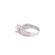 Hearts Solitaire Ring - 67567