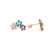 Flower Cluster Earrings - 63362