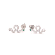 Sparkly Snake Earrings - 70255